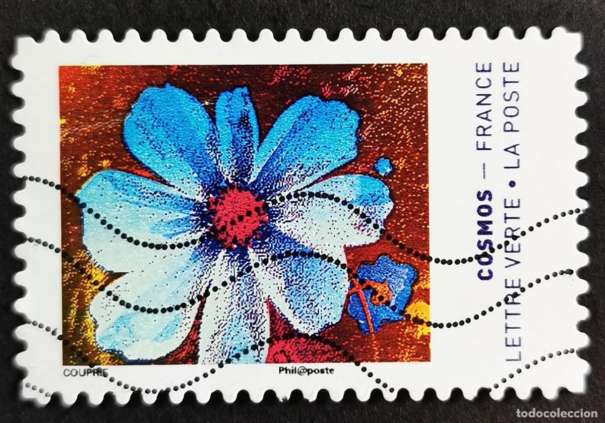 Sellos: Sello Francia 2020, Colores de la flor Cosmos Sin Valor Facial Michel: FR 7586