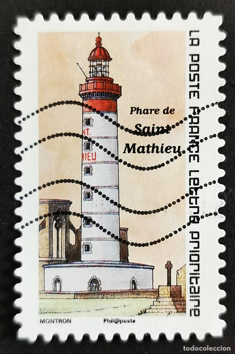 Sellos: Sello Francia 2020, Faros: Monumentos: Faro de San Mateo, Sin Valor Facial, Michel: FR 7653