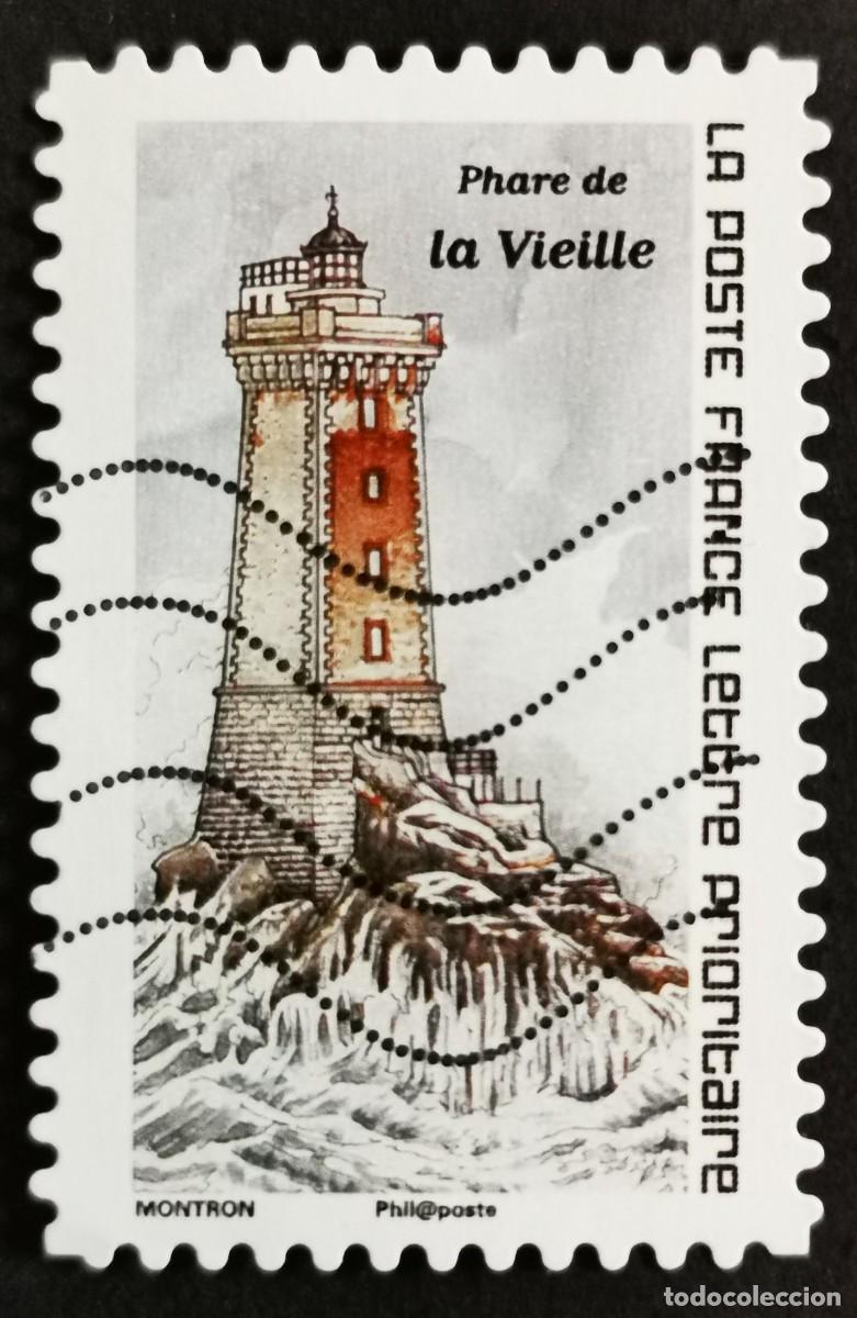 Sellos: Sello Francia 2020, Faros: Monumentos: Faro de La Vieille, Sin Valor Facial, Michel: FR 7654