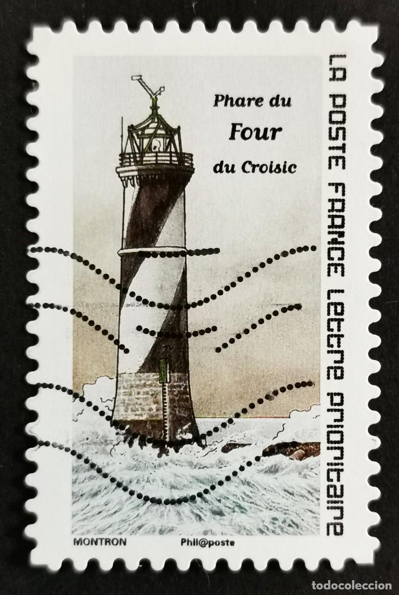 Sellos: Sello Francia 2020, Faros: Monumentos: Faro de Four du Croisic, Sin Valor Facial, Michel: FR 7656