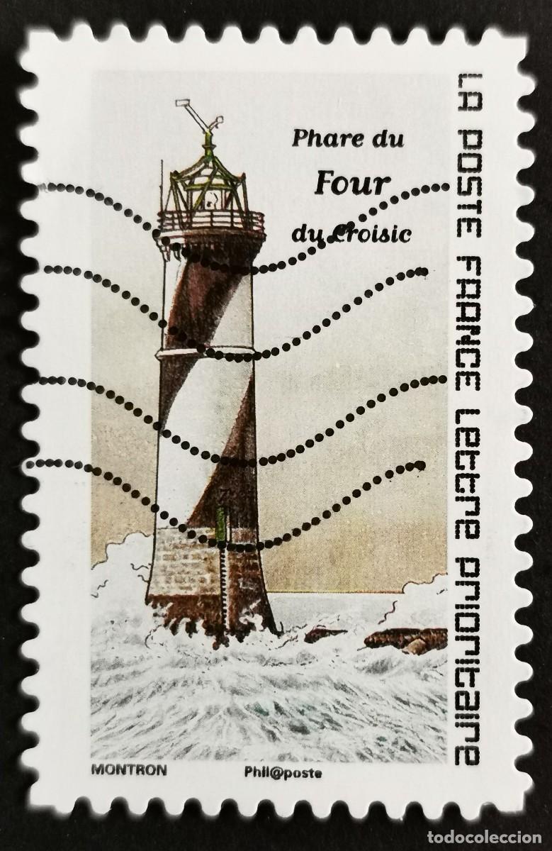 Sellos: Sello Francia 2020, Faros: Monumentos: Faro de Four du Croisic, Sin Valor Facial, Michel: FR 7656