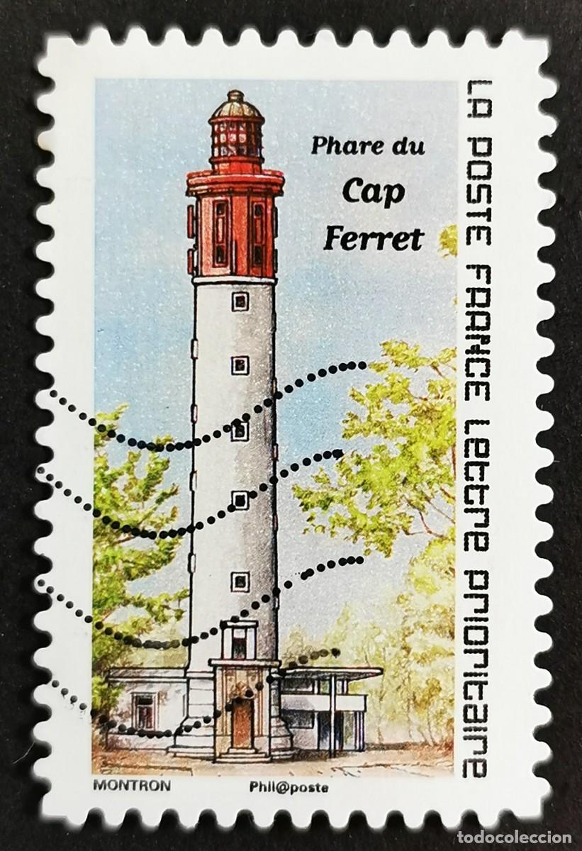 Sellos: Sello Francia 2020, Faros: Monumentos:Faro de Cap Ferret, Sin Valor Facial, Michel: FR 7657