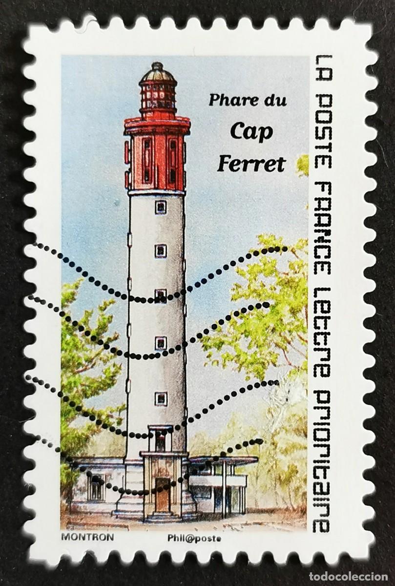 Sellos: Sello Francia 2020, Faros: Monumentos:Faro de Cap Ferret, Sin Valor Facial, Michel: FR 7657