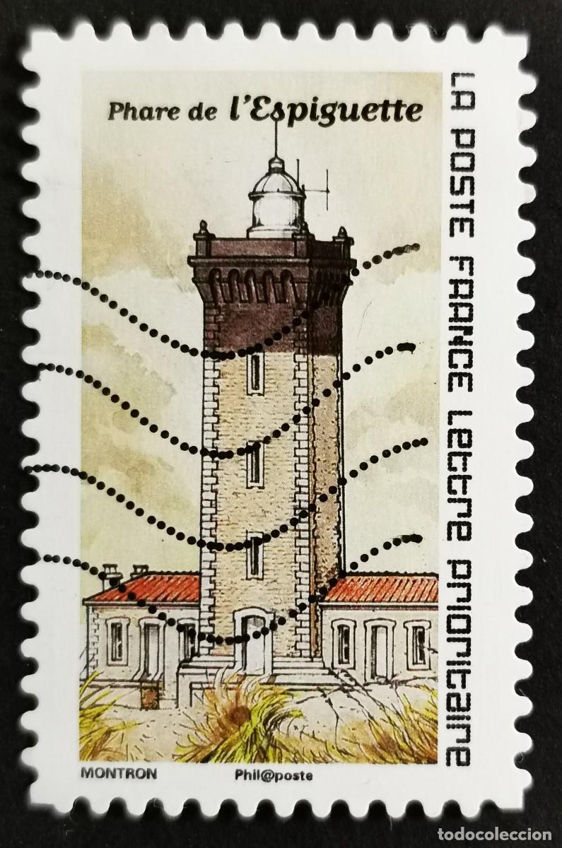Sellos: Sello Francia 2020, Faros: Monumentos: Faro de L'Espiguettet, Sin Valor Facial, Michel: FR 7658