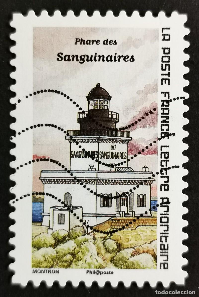 Sellos: Sello Francia 2020, Faros: Monumentos: Faro de Les Sanguinaires, Sin Valor Facial, Michel: FR 7659