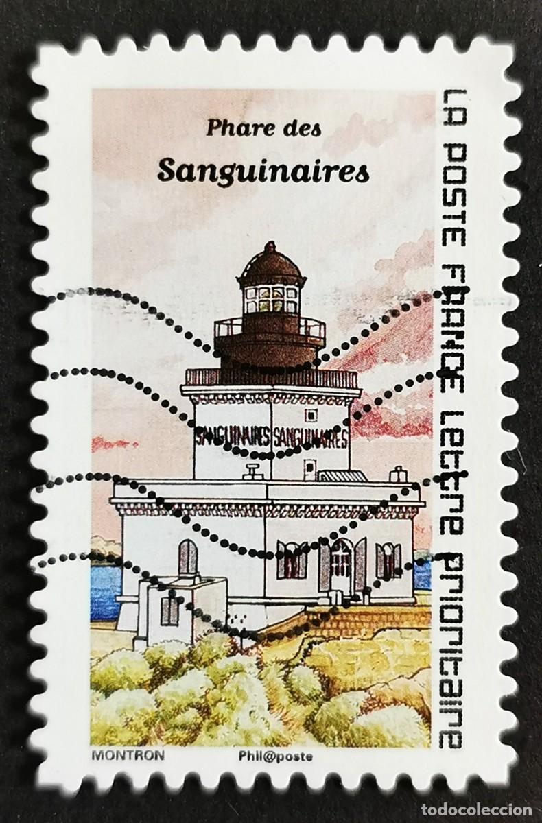 Sellos: Sello Francia 2020, Faros: Monumentos: Faro de Les Sanguinaires, Sin Valor Facial, Michel: FR 7659