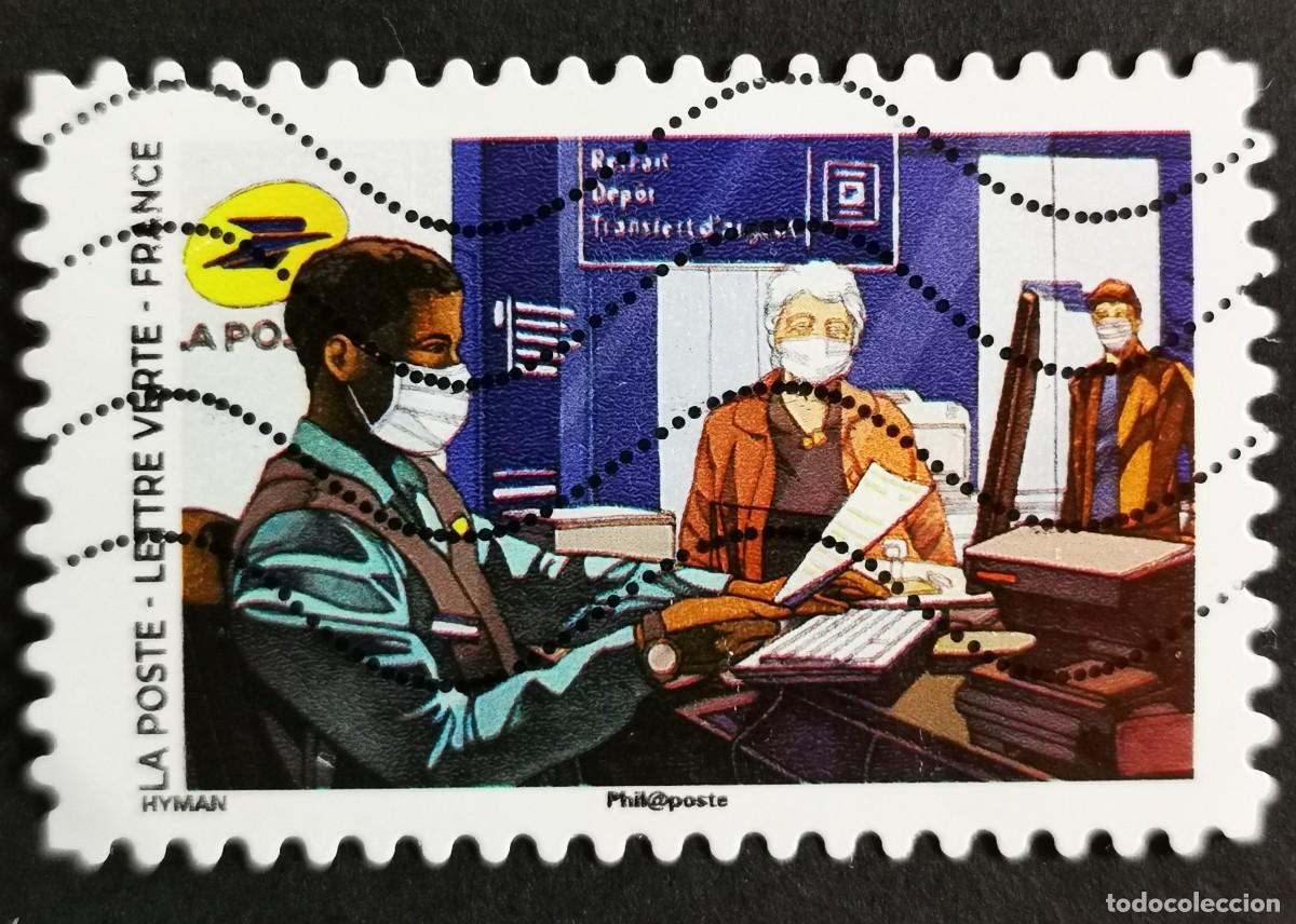 Sellos: Sello Francia 2020, COVID-19: Empleado de correos, Sin Valor Facial, Michel: FR 7667