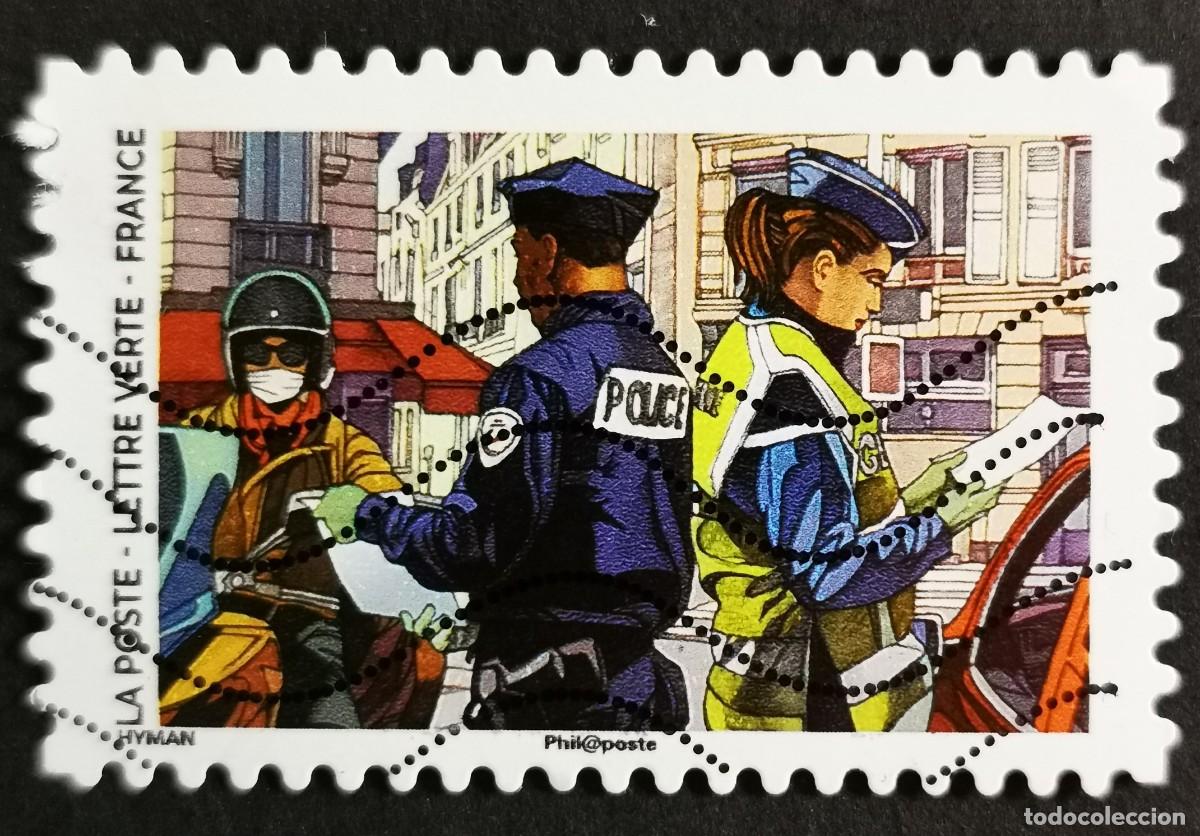 Sellos: Sello Francia 2020, COVID-19: Polic&iacute;a y gendarmes, Sin Valor Facial, Michel: FR 7672