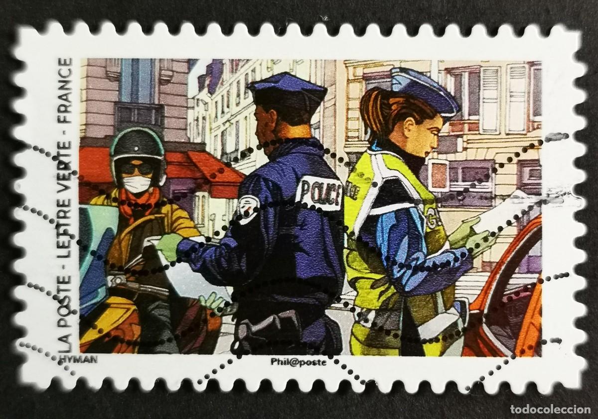 Sellos: Sello Francia 2020, COVID-19: Polic&iacute;a y gendarmes, Sin Valor Facial, Michel: FR 7672