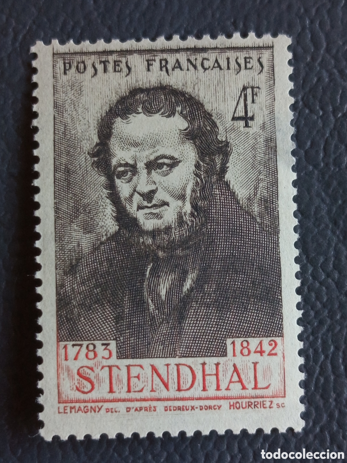 Sellos: Francia 1942 Sello Stendhal 4F Yvert 560 MH