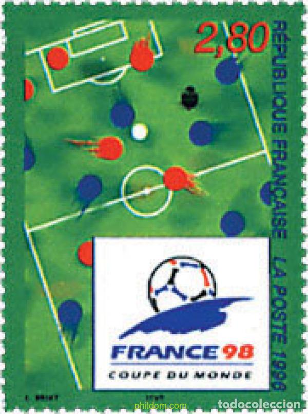 Sellos: 65895 MNH FRANCIA 1995 COPA DEL MUNDO DE FUTBOL. FRANCIA-98