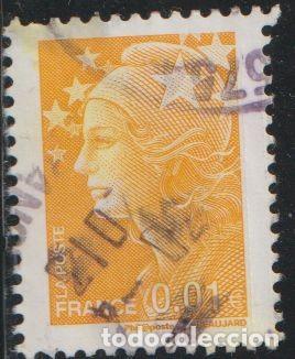 Sellos: Francia 2008 Scott 3453 Sello &ordm; Basico Marianne y Europa Michel 4453I Yvert 4226 France Stamp Timbre