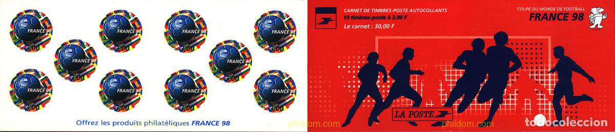 Sellos: 140644 MNH FRANCIA 1998 COPA DEL MUNDO DE FUTBOL. FRANCIA-98