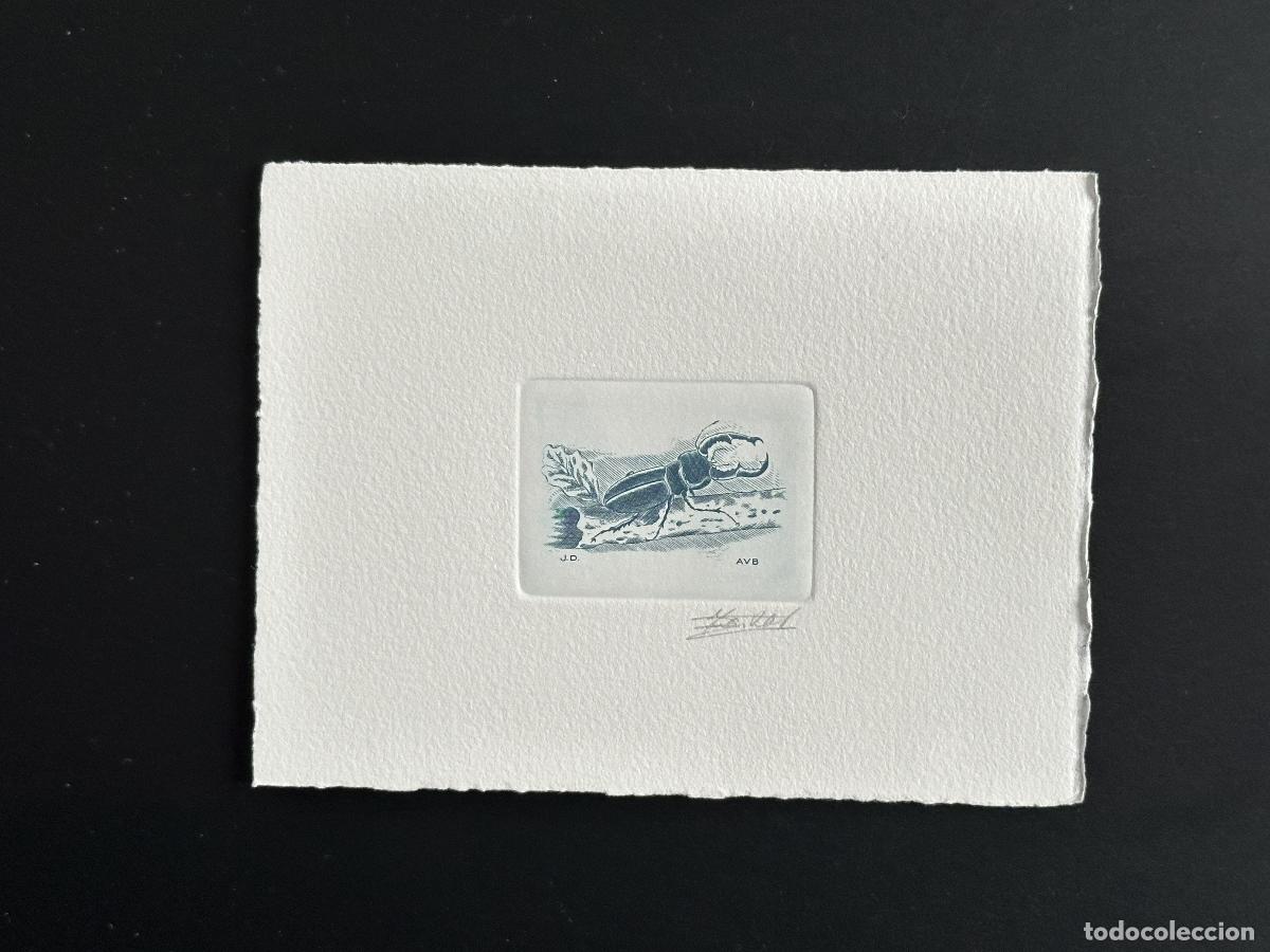 Sellos: B&eacute;lgica 1996 COB 2632 Cometa azul Lucane a prueba de artistas insecto