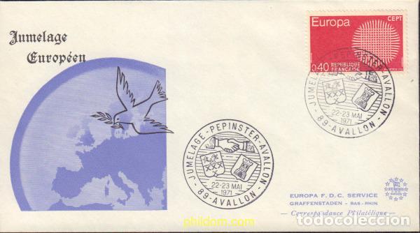 Sellos: 593791 MNH FRANCIA 1970 EUROPA CEPT. SOL FLAMANTE