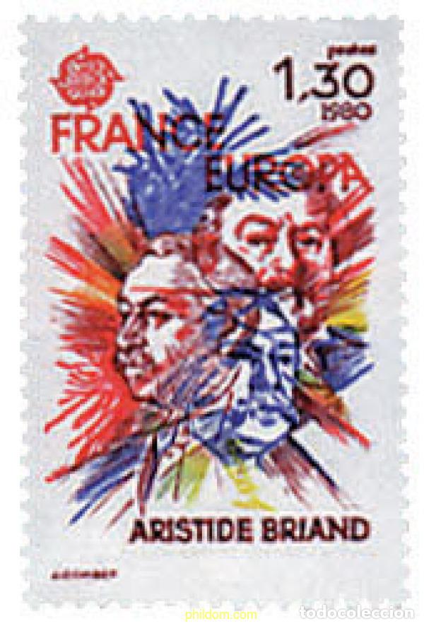 Sellos: 62410 MNH FRANCIA 1980 EUROPA CEPT. GENTE FAMOSA