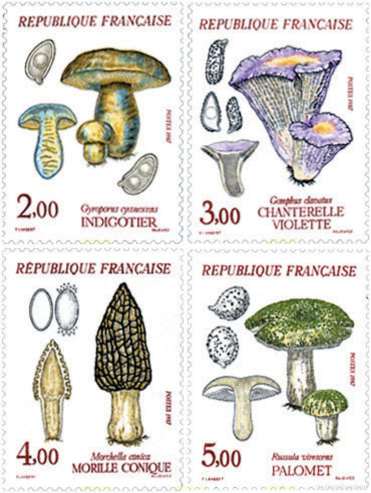 Sellos: 37515 MNH FRANCIA 1987 SETAS