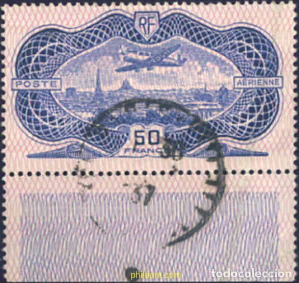 Sellos: 246991 USED FRANCIA 1936 AVION SOBREVOLANDO PARIS
