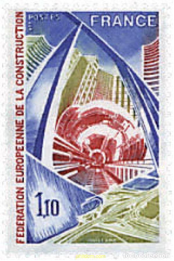 Sellos: 59726 MNH FRANCIA 1977 FEDERACION EUROPEA DE LA CONSTRUCCION