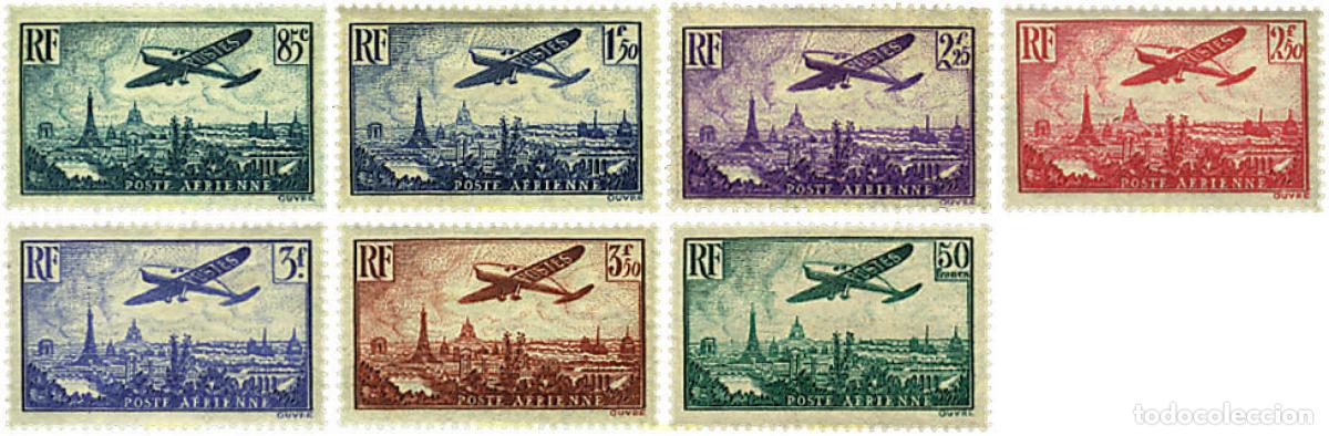 Sellos: 612598 HINGED FRANCIA 1936 AVION SOBREVOLANDO PARIS