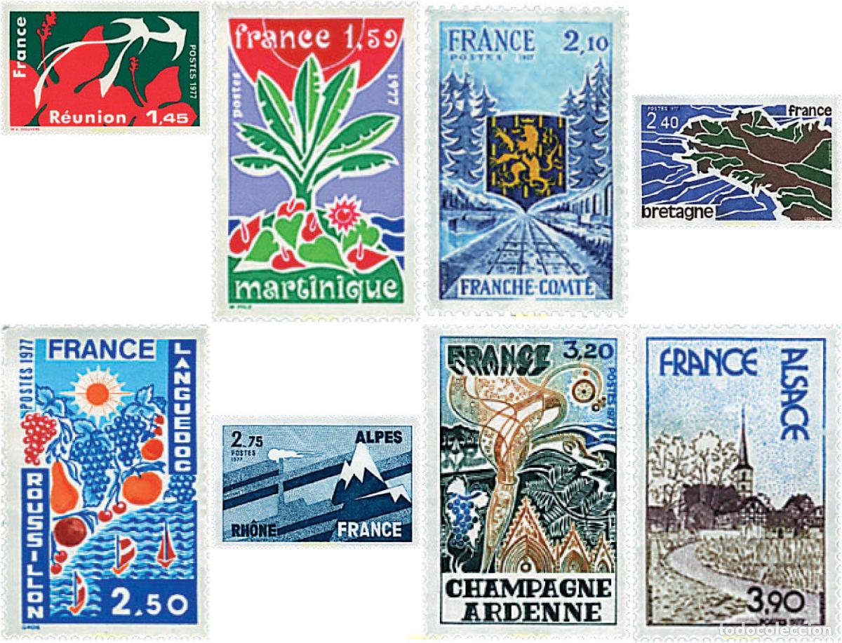 Sellos: 88275 MNH FRANCIA 1977 REGIONES DE FRANCIA. FRANCO CONDADO