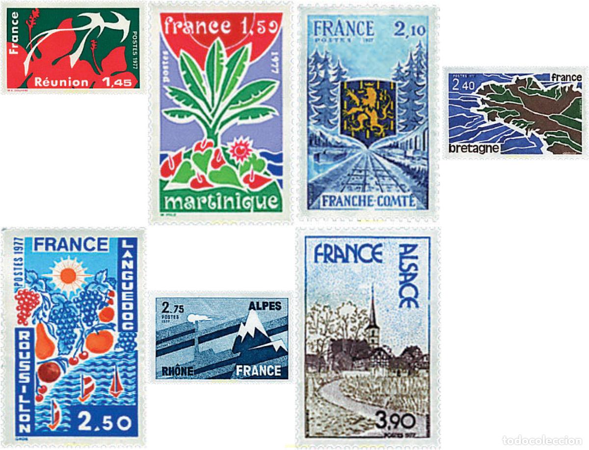 Sellos: 245215 MNH FRANCIA 1977 REGIONES DE FRANCIA. FRANCO CONDADO