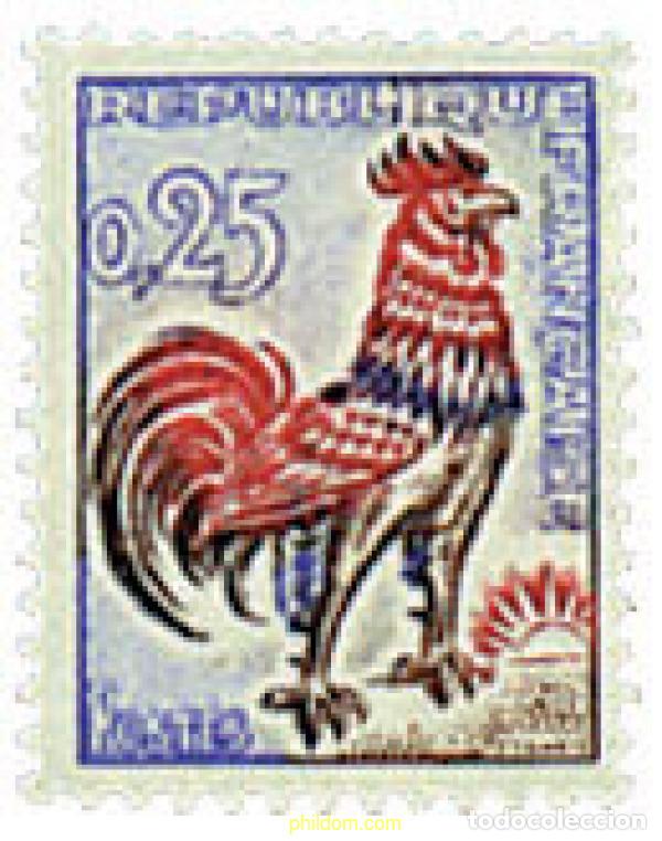 Sellos: 65512 MNH FRANCIA 1962 GALLO
