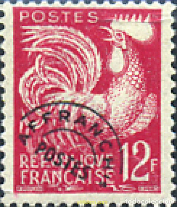 Sellos: 286469 MNH FRANCIA 1953 SEMBRADORA Y GALLO