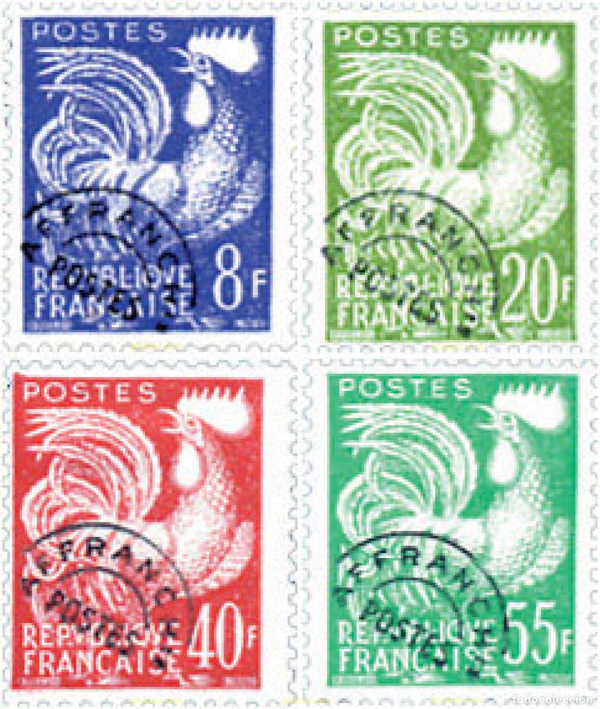 Sellos: 342944 MNH FRANCIA 1953 SEMBRADORA Y GALLO