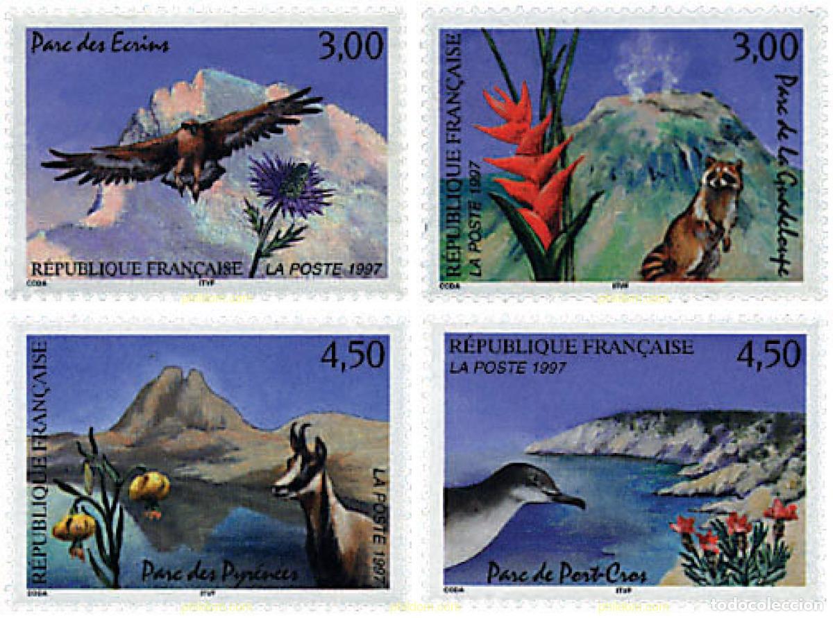 Sellos: 89327 MNH FRANCIA 1997 PARQUES NACIONALES