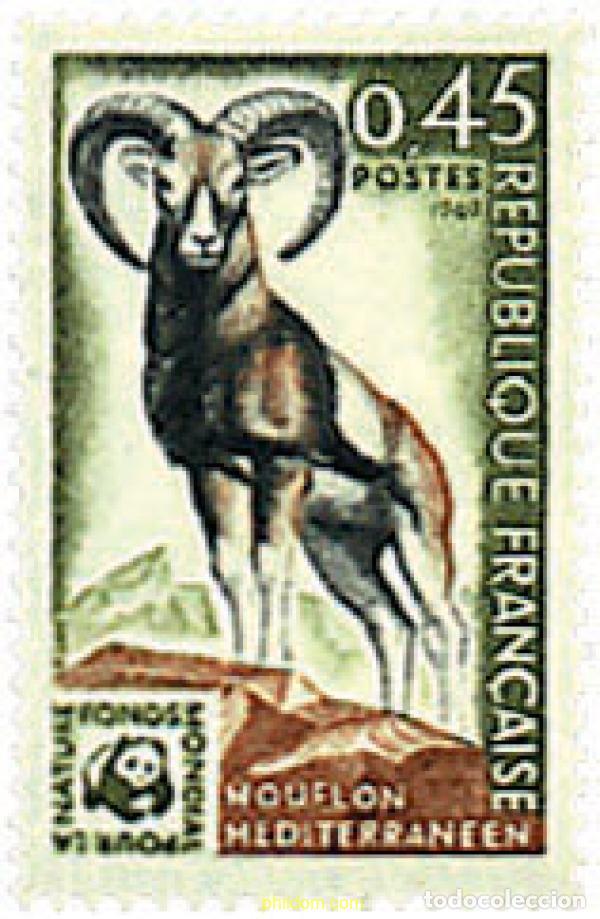 Sellos: 75003 MNH FRANCIA 1969 MUFLON EUROPEO