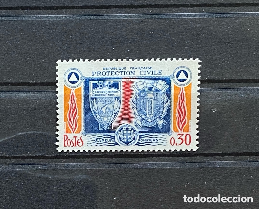 Sellos: Sellos, nuevo, de Francia 1964. Yvert 1404 Escudos Her&aacute;ldica