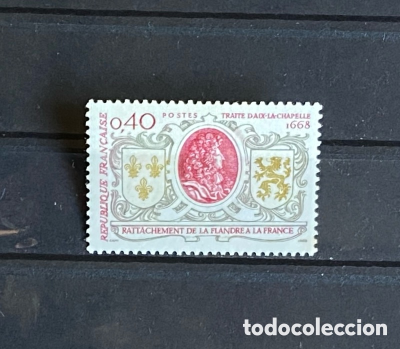 Sellos: Sellos, nuevo, de Francia 1968 Yvert 1550 Personajes Her&aacute;ldica Escudos