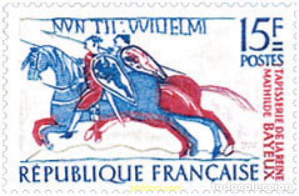 Sellos: 65498 MNH FRANCIA 1958 TAPIZ DE LA REINA MATHILDE