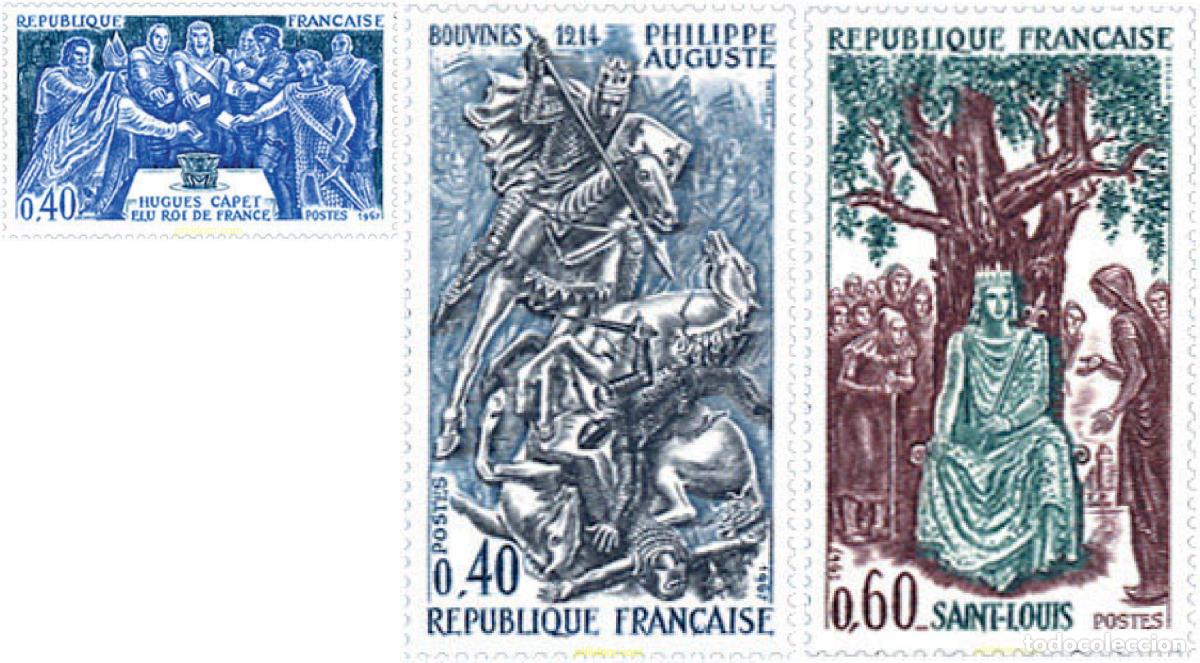 Sellos: 65604 MNH FRANCIA 1967 REYES DE FRANCIA