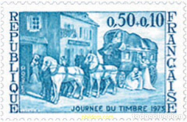 Sellos: 88261 MNH FRANCIA 1973 DIA DEL SELLO