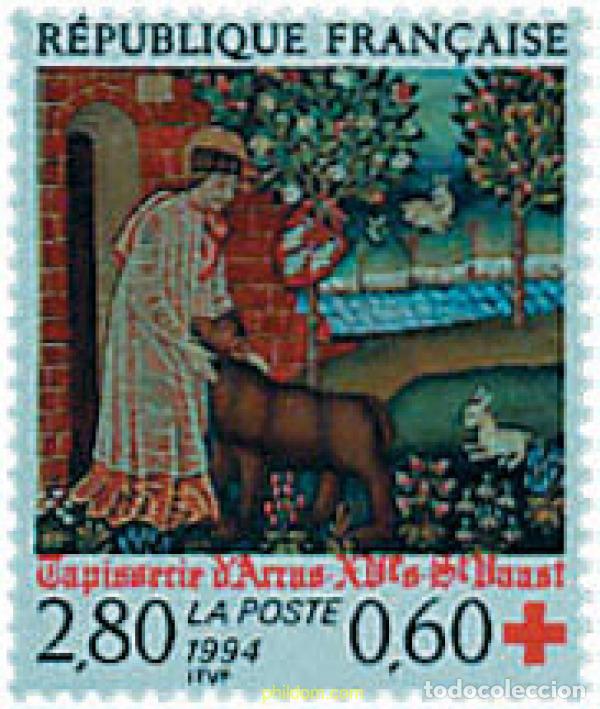 Sellos: 65893 MNH FRANCIA 1994 CRUZ ROJA