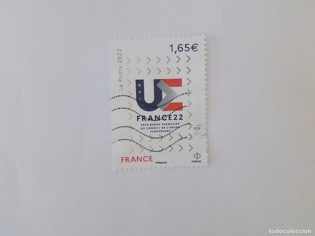 Sellos: A&Ntilde;O 2022 FRANCIA SELLO USADO
