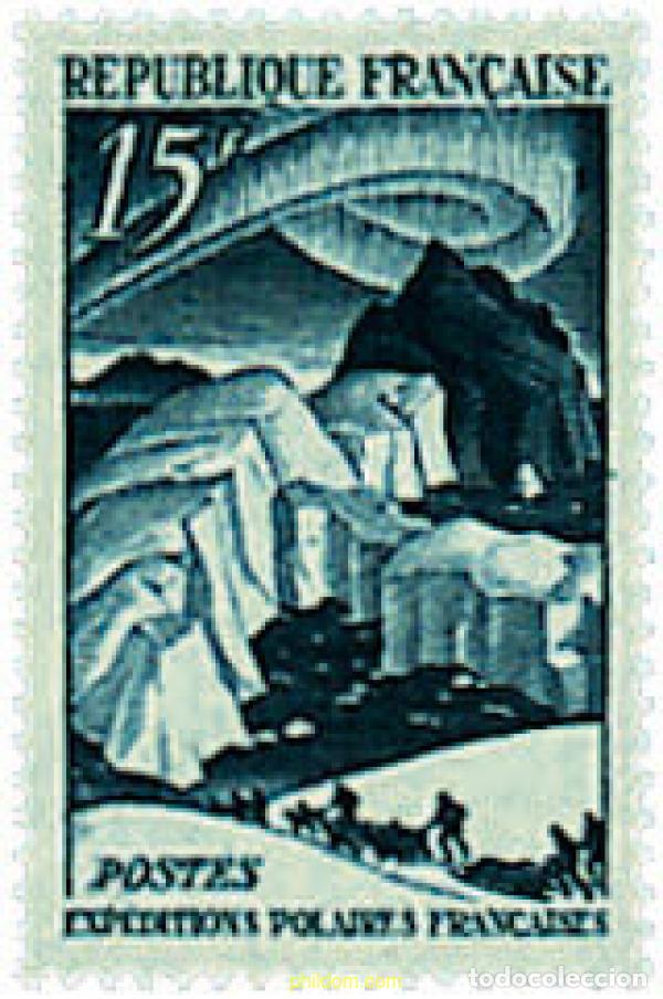 Sellos: 247197 HINGED FRANCIA 1949 EXPEDICIONES POLARES FRANCESAS