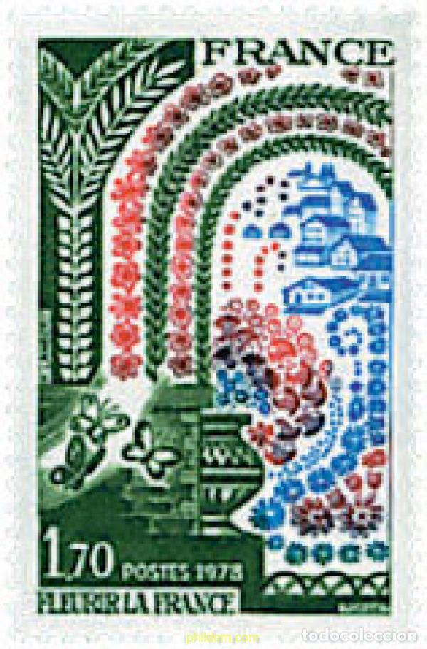 Sellos: 89301 MNH FRANCIA 1978 FRANCIA EN FLORES