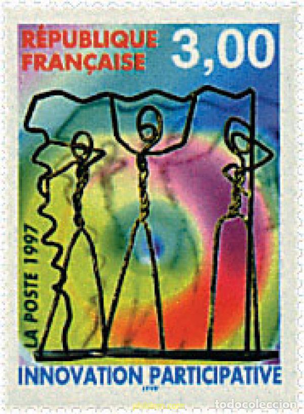 Sellos: 46604 MNH FRANCIA 1997 INNOVACION PARTICIPATIVA
