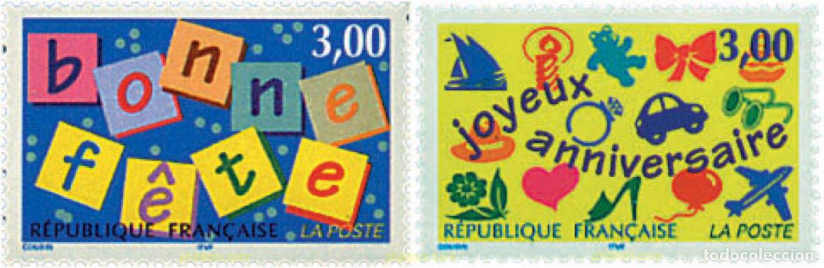 Sellos: 89355 MNH FRANCIA 1997 SELLOS DE BUENOS DESEOS