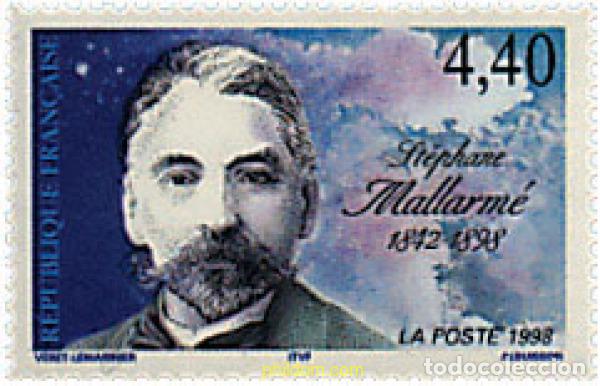 Sellos: 53409 MNH FRANCIA 1998 CENTENARIO DE LA MUERTE DE S. MALLARME