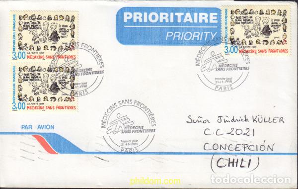 Sellos: 593909 MNH FRANCIA 1998 MEDICOS SIN FRONTERAS