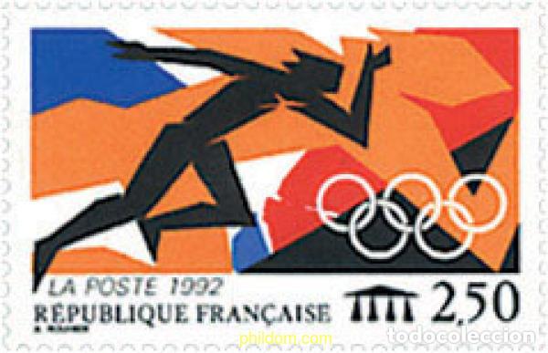 Sellos: 65876 MNH FRANCIA 1992 25 JUEGOS OLIMPICOS VERANO BARCELONA 1992