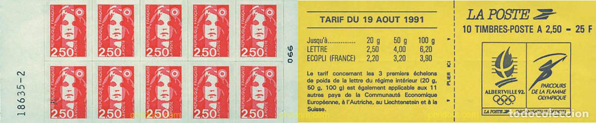 Sellos: 248583 MNH FRANCIA 1991 MARIANA DEL BICENTENARIO