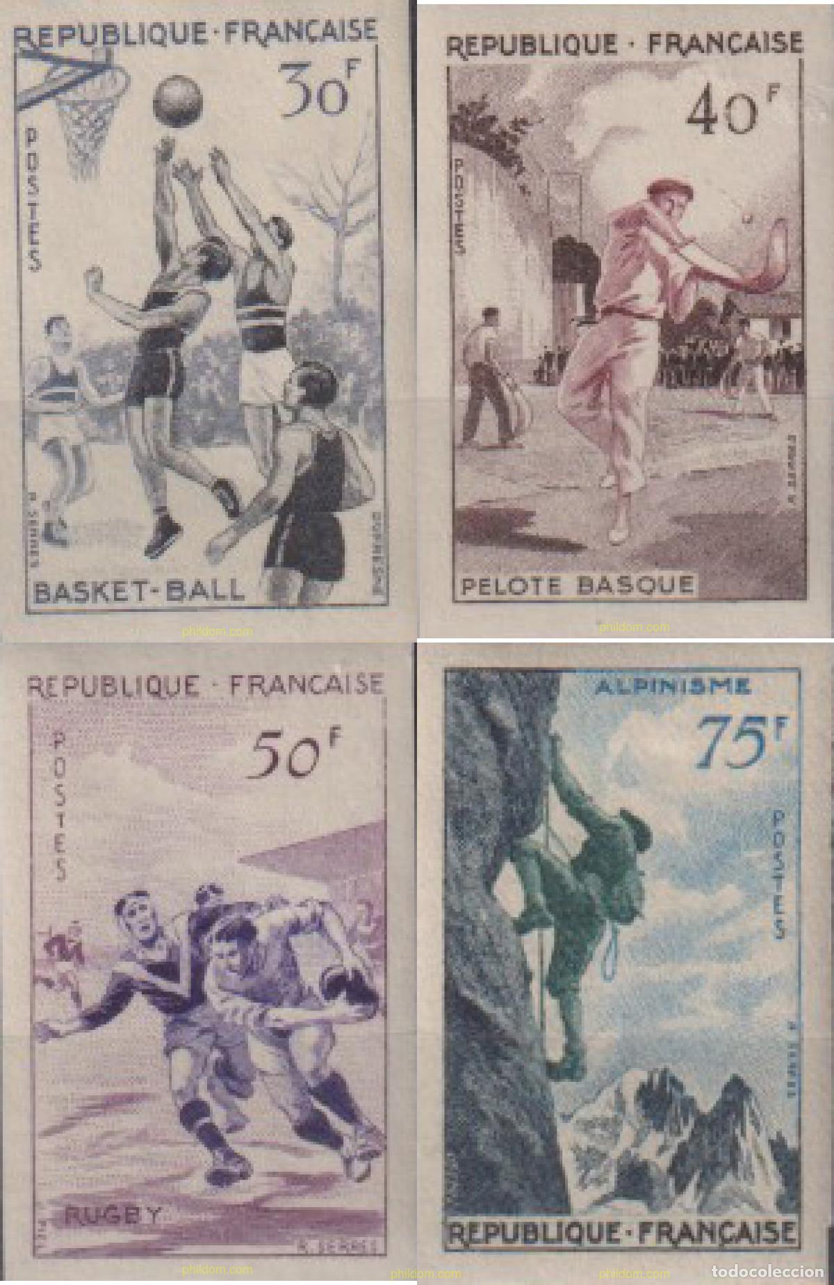 Sellos: 626195 HINGED FRANCIA 1956 DEPORTES