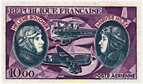 Sellos: 65637 MNH FRANCIA 1972 PIONEROS DE LA AVIACION