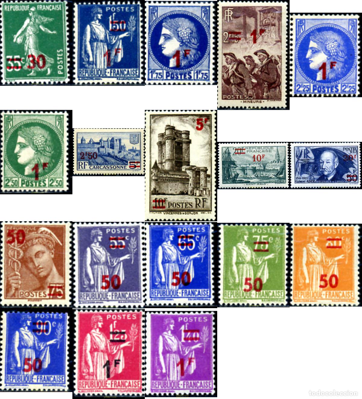 Sellos: 314889 HINGED FRANCIA 1940 SEMBRADORA