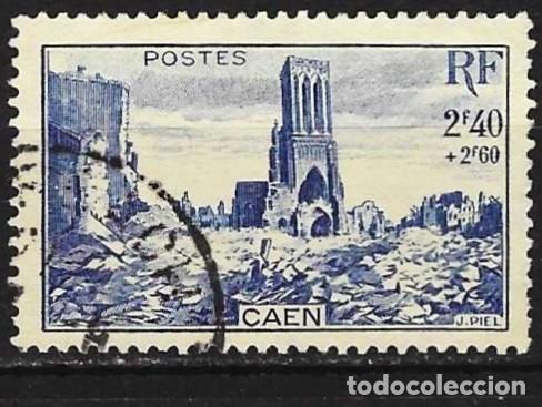 Sellos: Francia 1945 - Mi 737 - YT 745 - Rouen